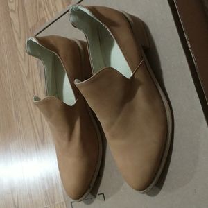 Shoes orange/tan pointy toe